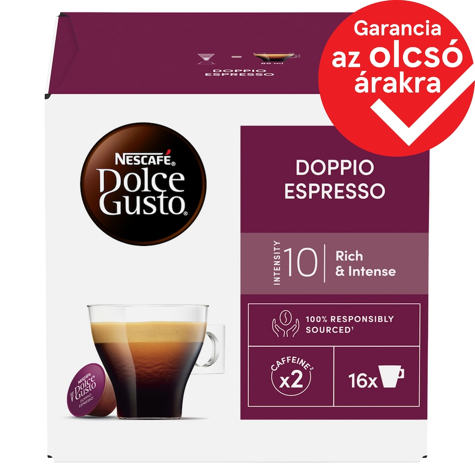 NESCAFÉ Dolce Gusto Doppio Espresso kávékapszula 16 x 8,5 g (136 g)