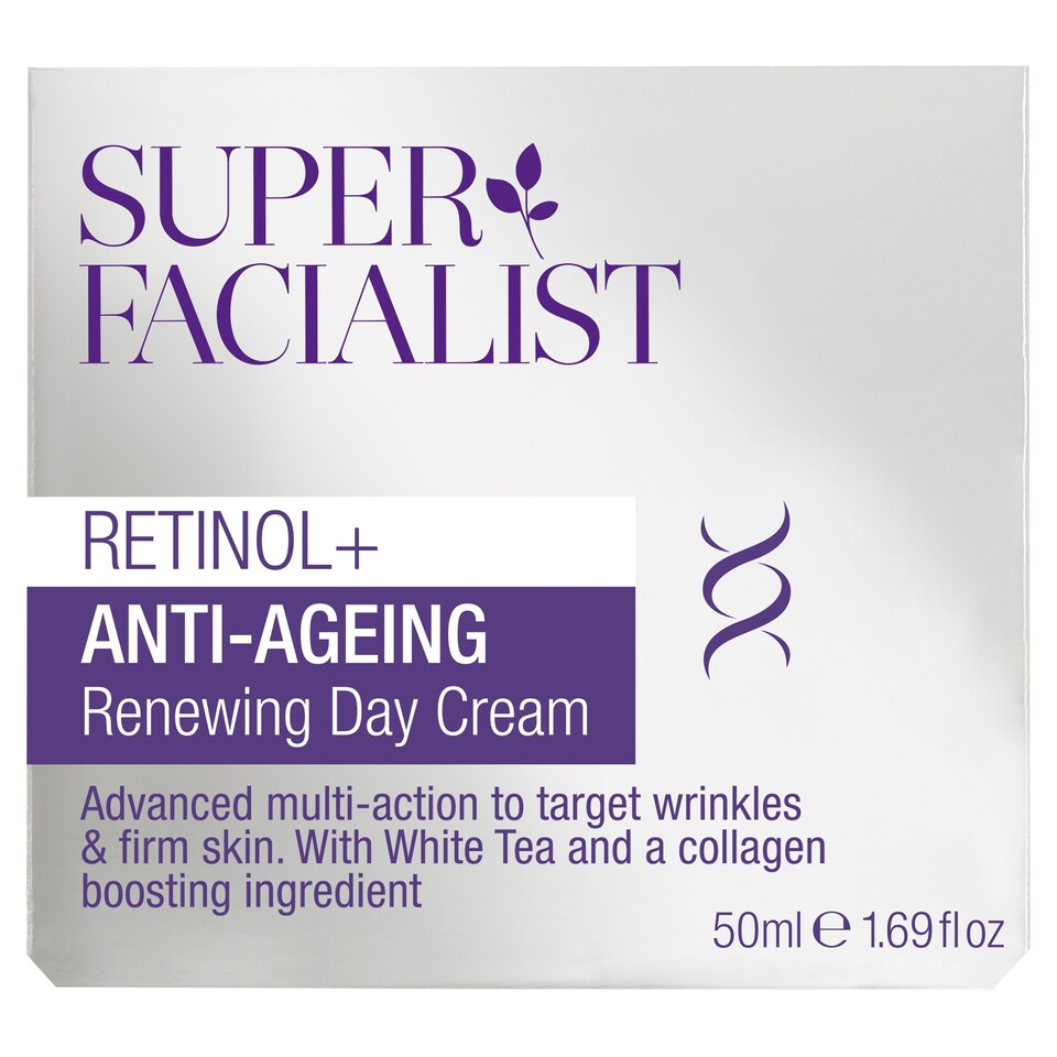 Super Facialist Retinol AntiAging Day Cream 50Ml Tesco Groceries