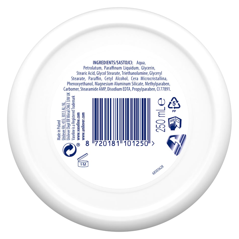 image 1 of Vaseline Dry Skin Healing Balm 250Ml
