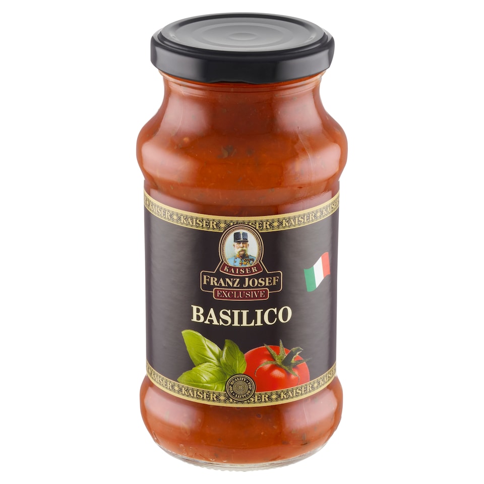 Obrázek 1 pro produkt Franz Josef Kaiser Exclusive Basilico rajčatová omáčka s bazalkou 350g