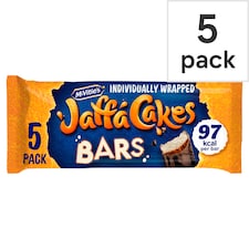 McVitie's Jaffa Cakes Zingy Orangey Bars 5 Pack