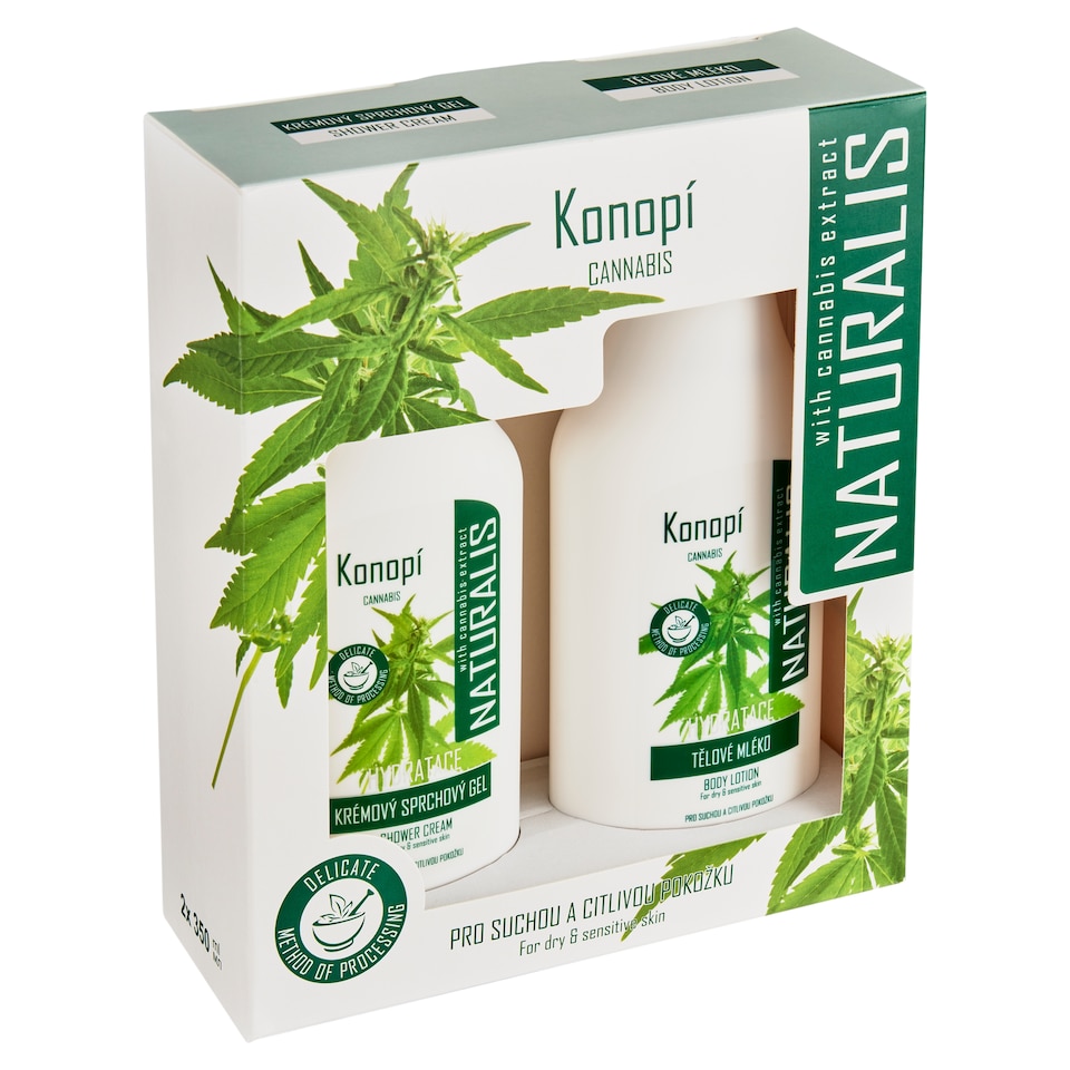 Obrázek 1 pro produkt Naturalis Konopí dárková sada 2 x 350ml