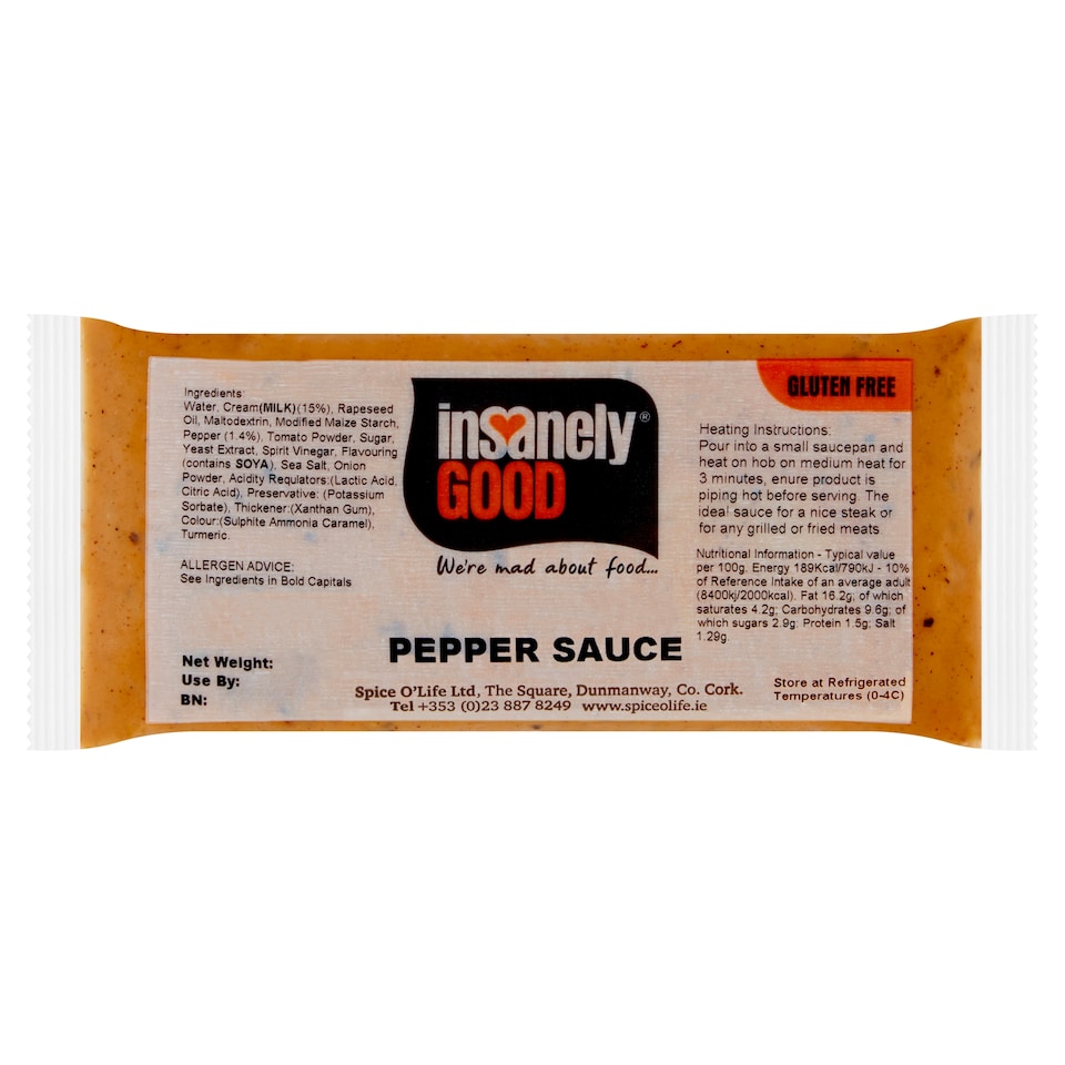 Insanely Good Creamy Pepper Sauce 100G