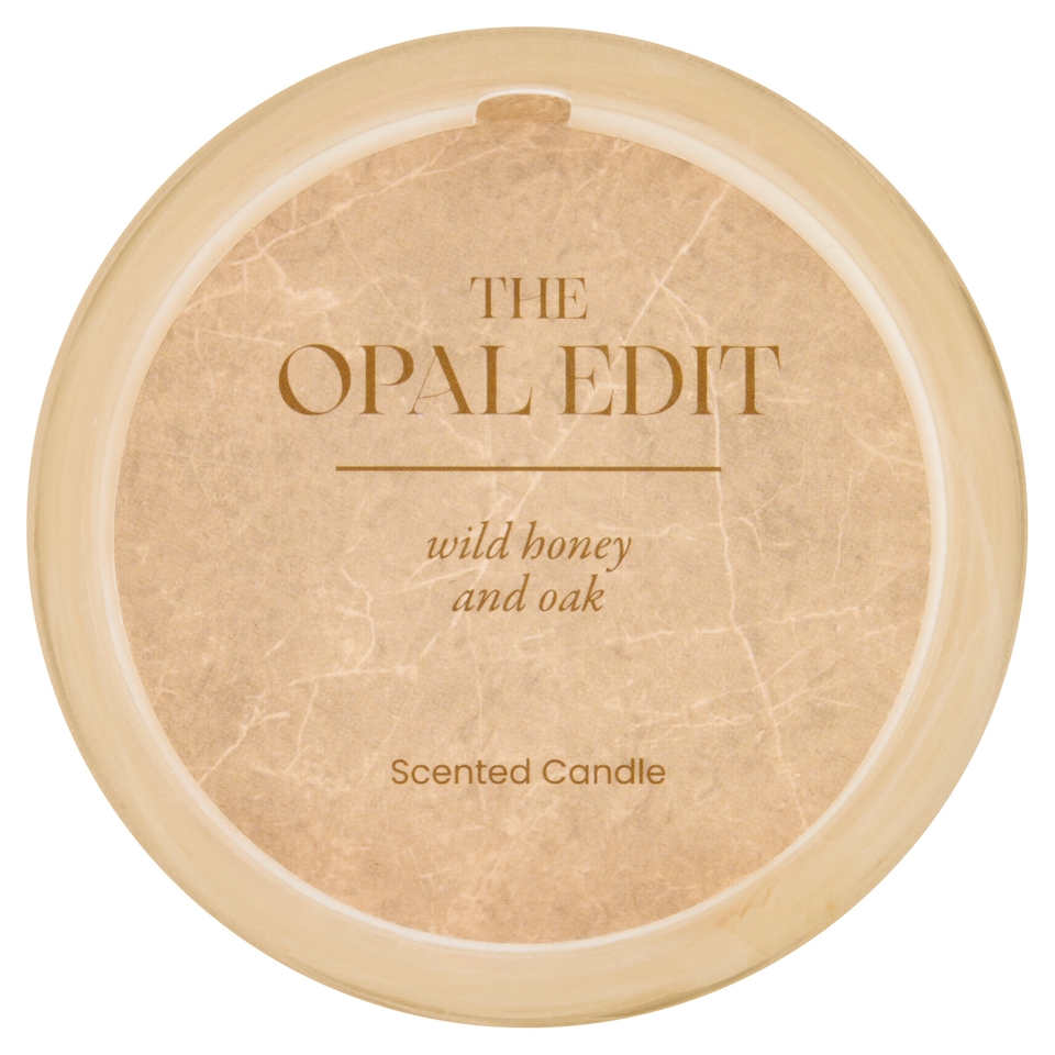 image 1 of F&F Home Opal Edit Honeycomb Wild Honey Candle 180g