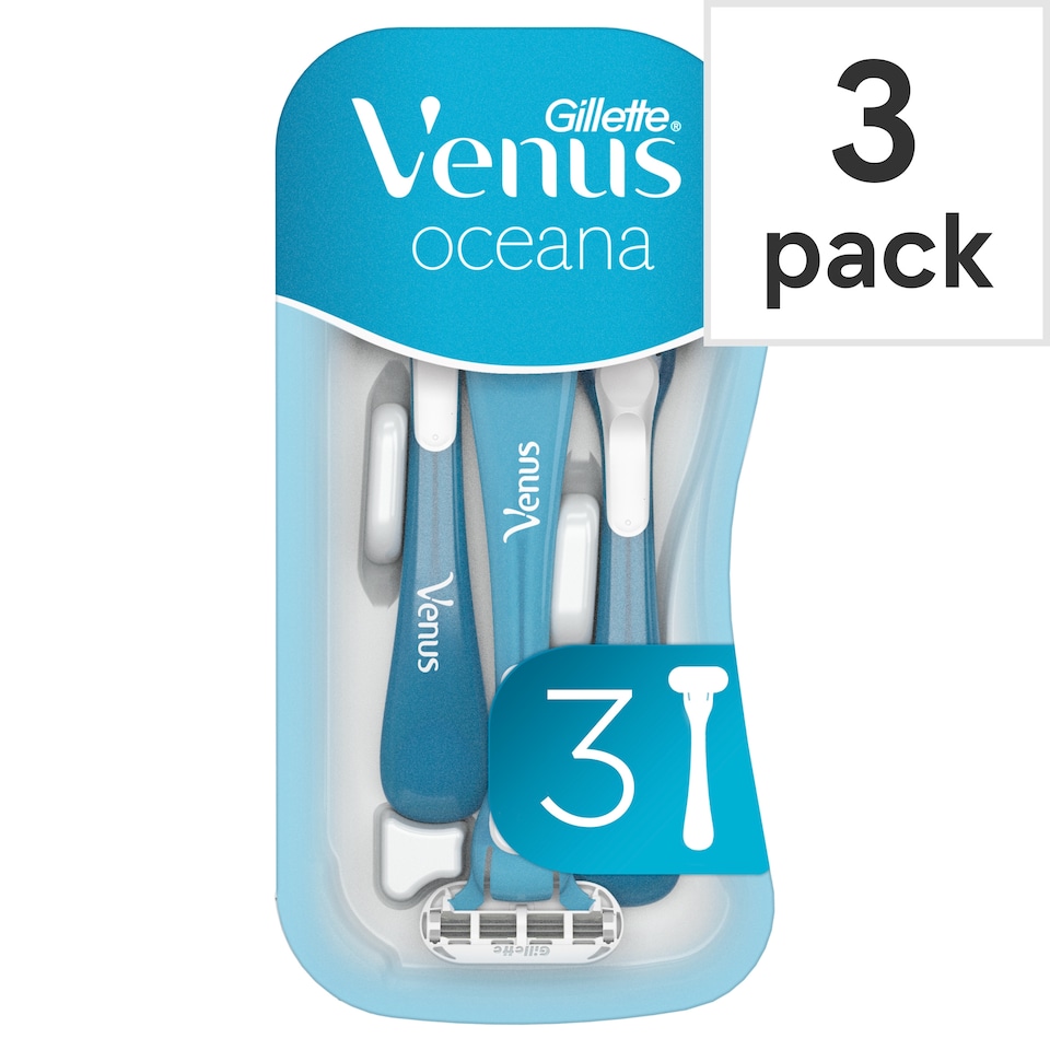 image 1 of Gillette Venus Oceana Women's Disposable Razors 3 Pack
