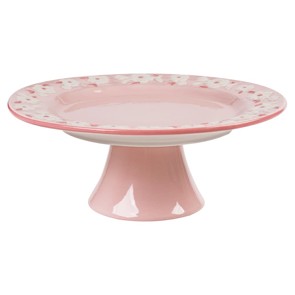 F&F Home embossed cherry cake stand