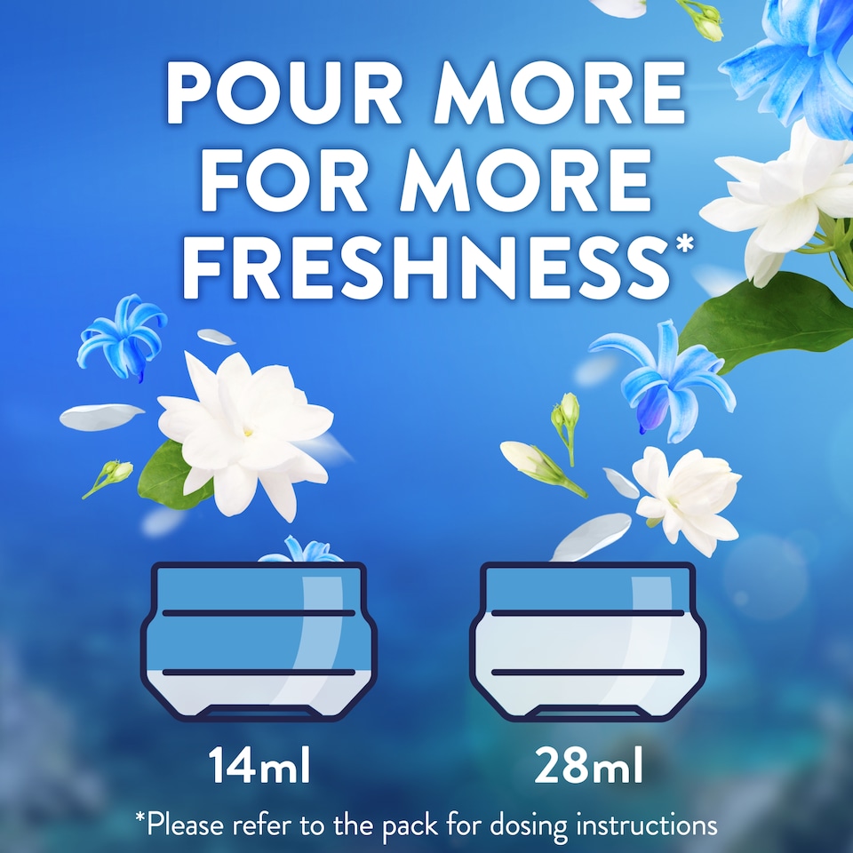 image 1 of Lenor Outdoorable Fabric Conditioner Capri Garden & Hyacinth 53w 742ml