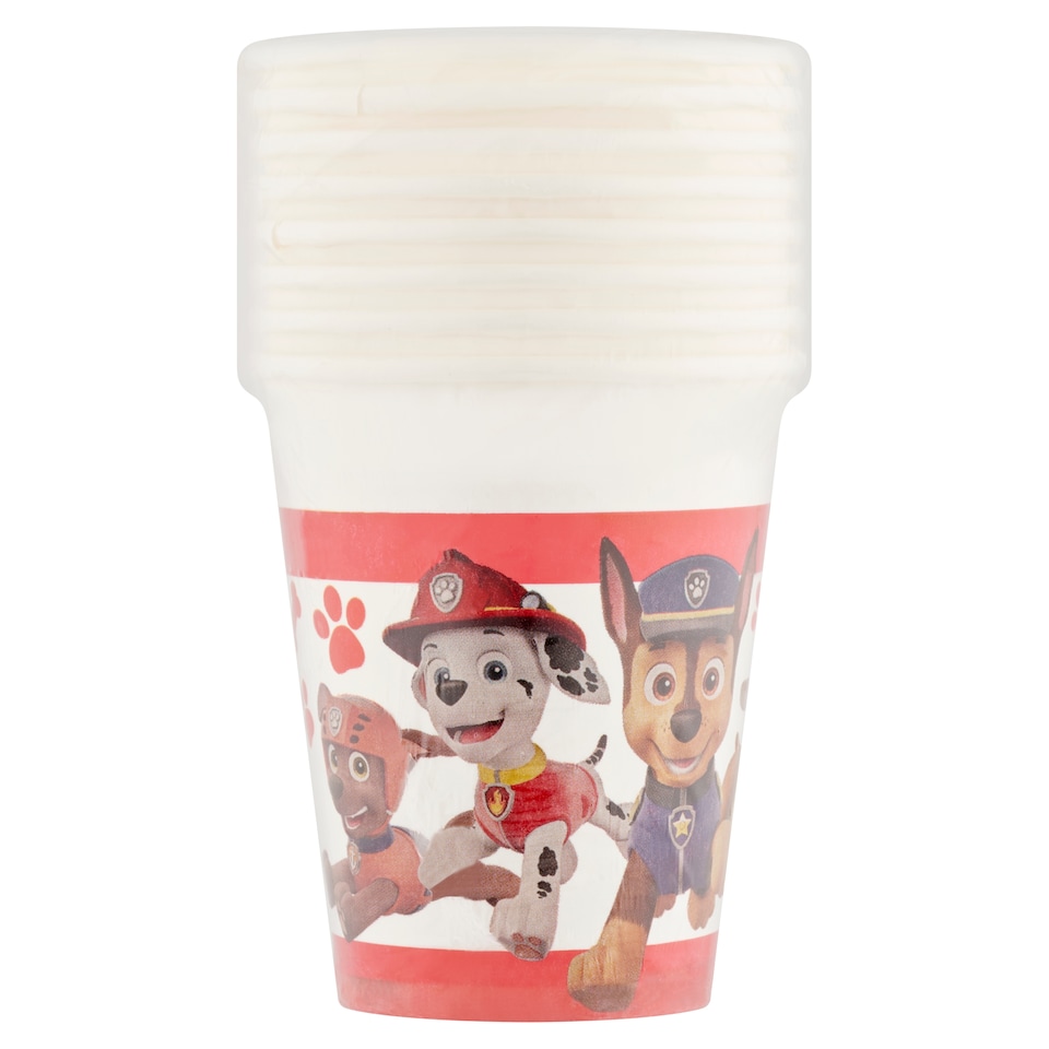 Decorata Party Nickelodeon Paw Patrol piros papírpohár 200 ml-es 8 db