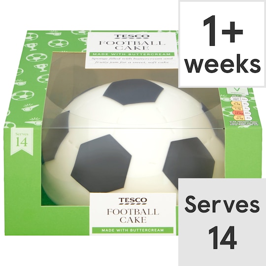Tesco Football Cake Each Tesco Groceries