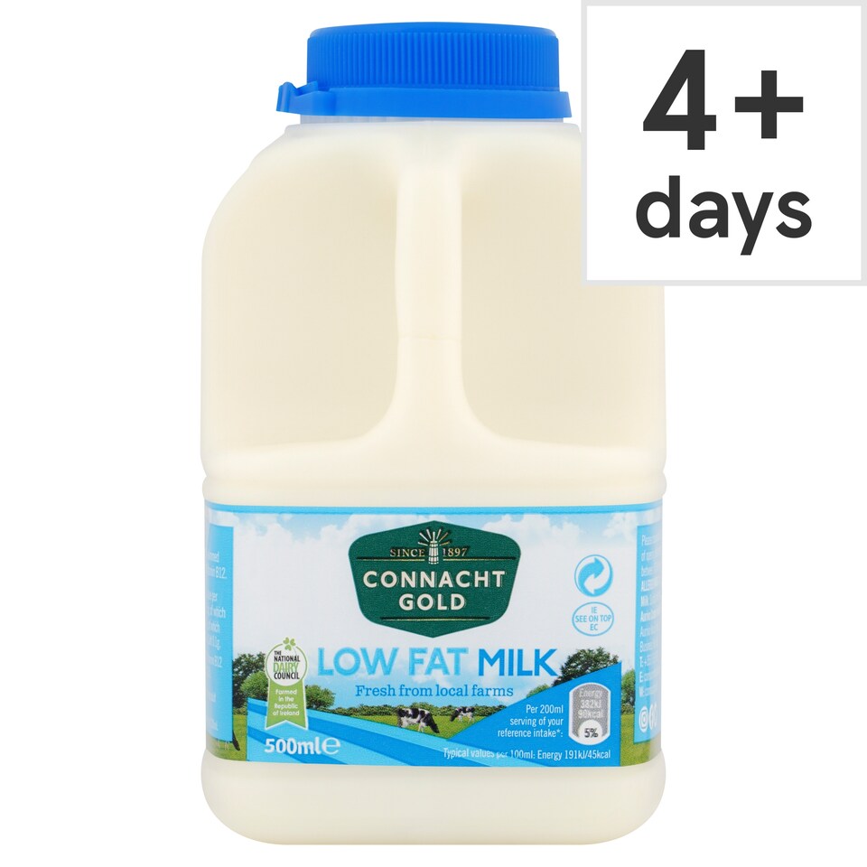 Connacht Gold Low Fat Milk Bottle 500Ml