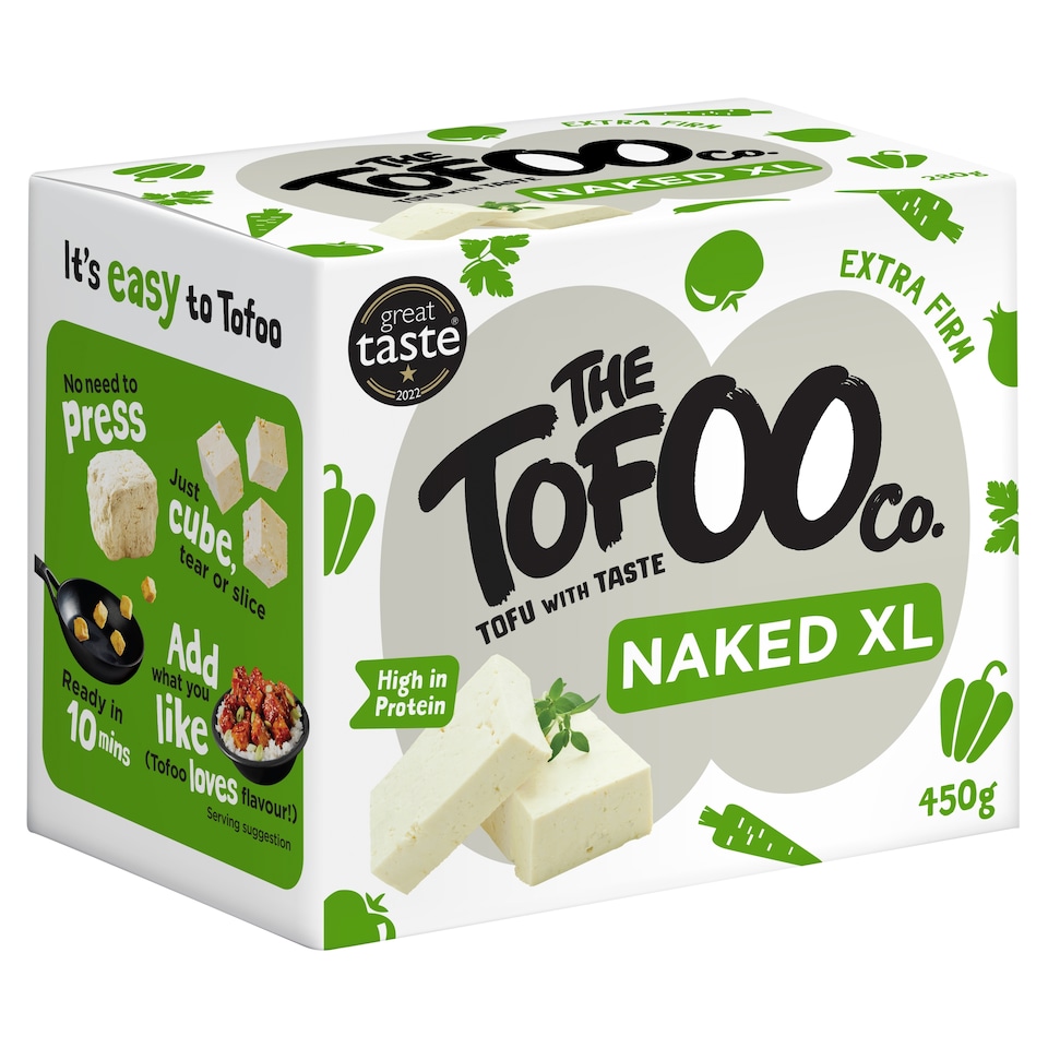 image 1 of The Tofoo Co. Extra Firm Organic Tofu Naked XL 450g