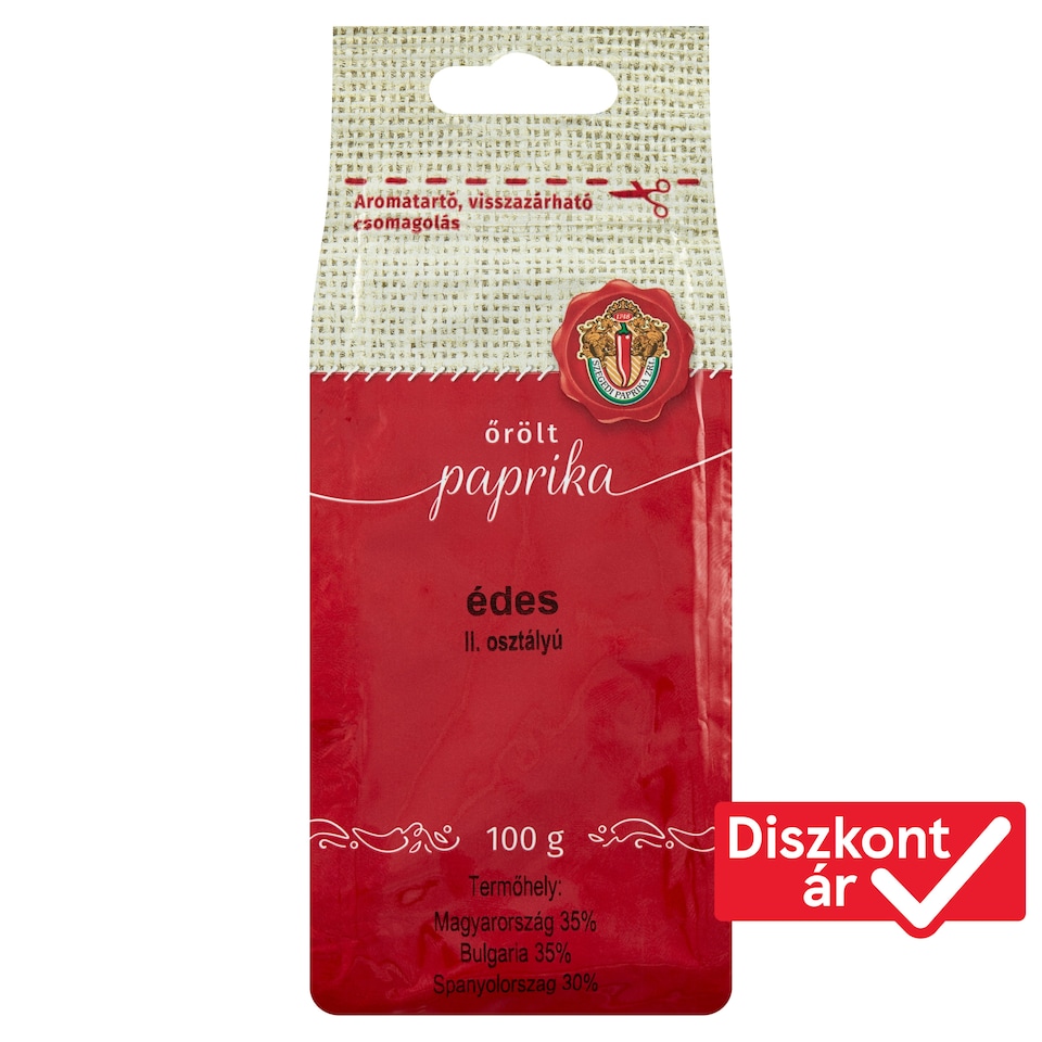 Szegedi Paprika II. Class Sweet Ground Paprika 100 g