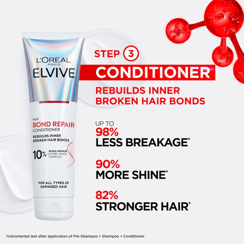 image 1 of L'Oreal Elvive Bond Repair Conditioner 150ml