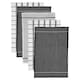image 1 of Tesco Recycled Cotton Terry Tea Towel 5 Pack Black