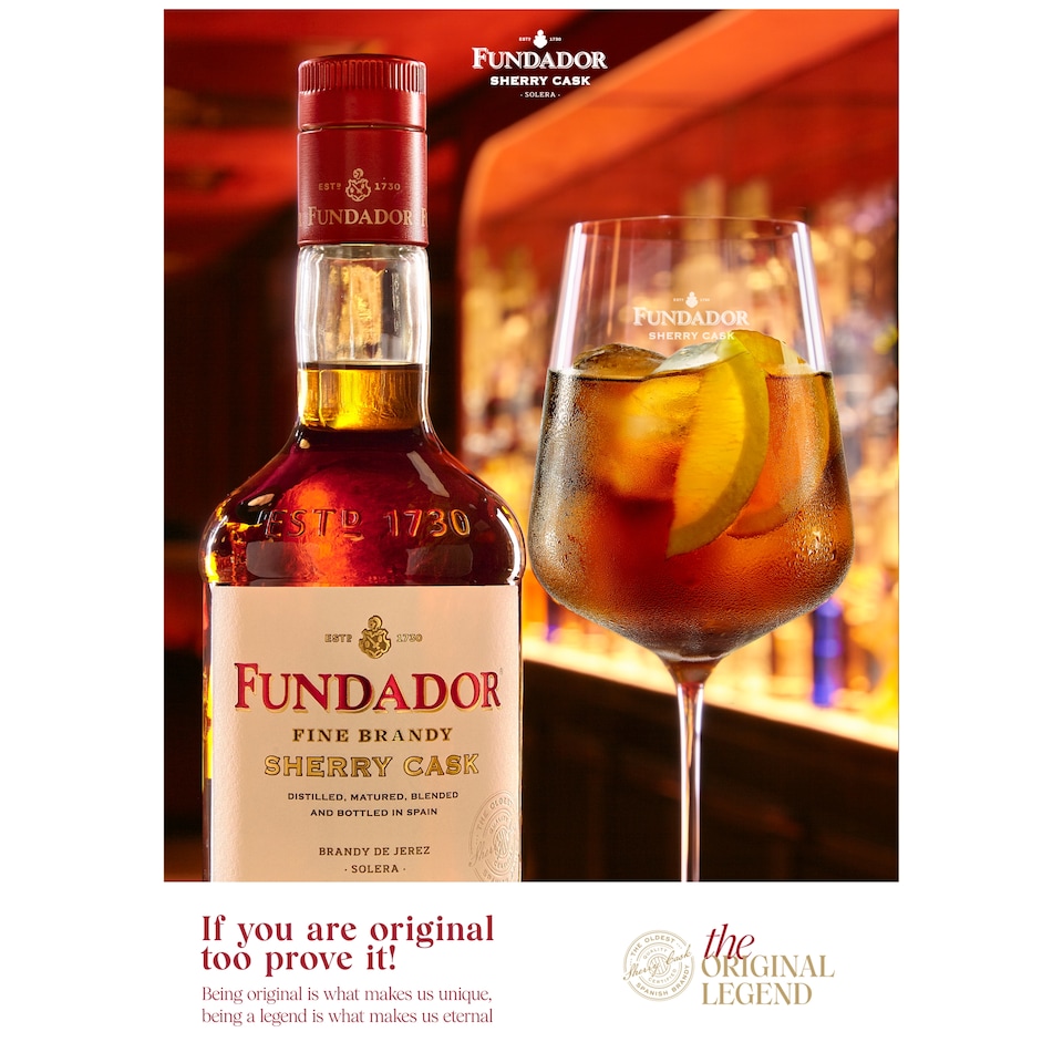 image 1 of Fundador Fine Brandy Sherry Cask 1L