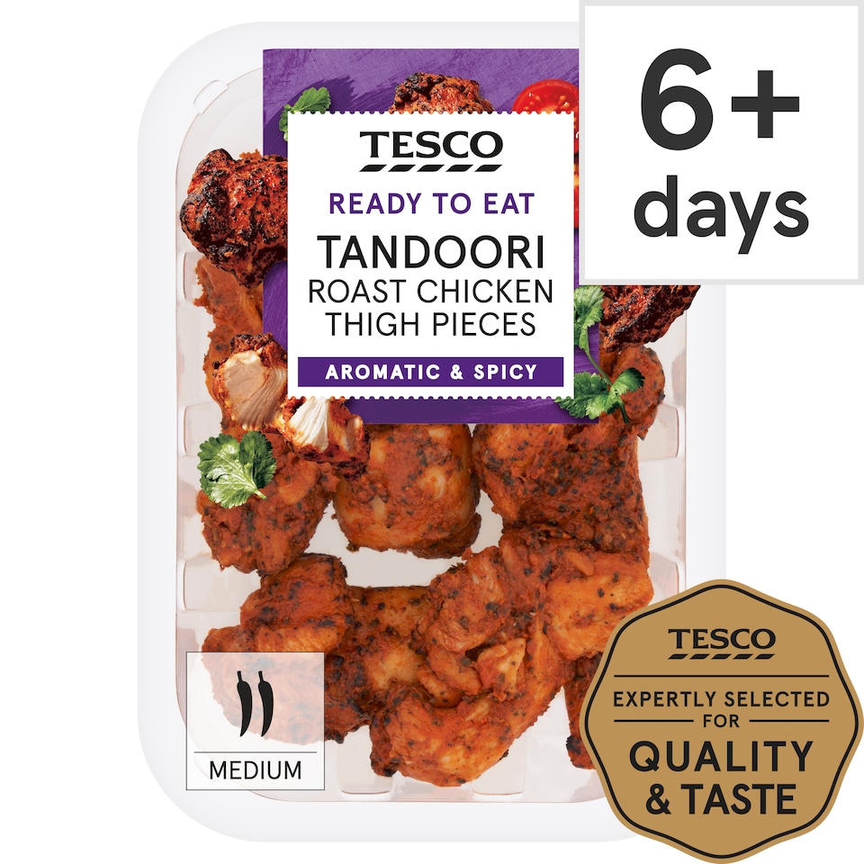 Tesco Tandoori Chicken Thigh Pieces 180G