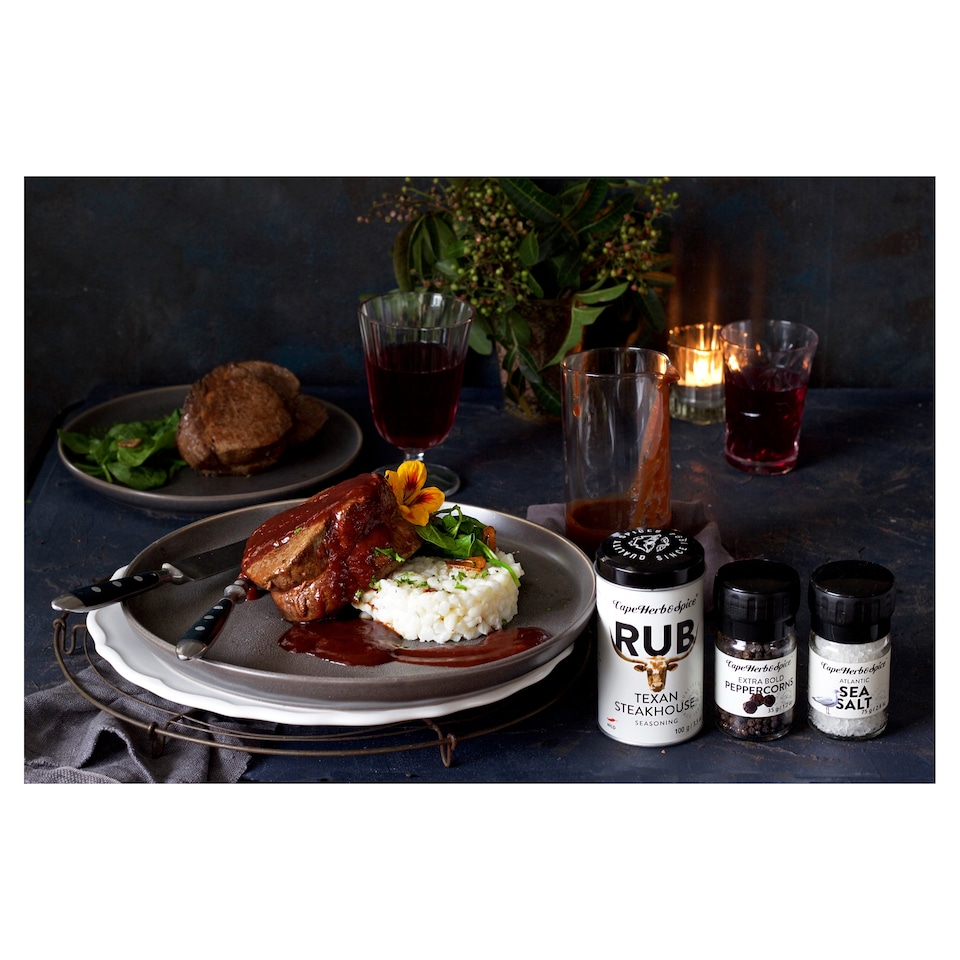 image 1 of Cape Herb & Spice Rub Texan Steakhouse Seasoning 100g