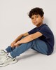 image 1 of F&F Active Boys TECHSPORT Cotton Rich Joggers in Navy