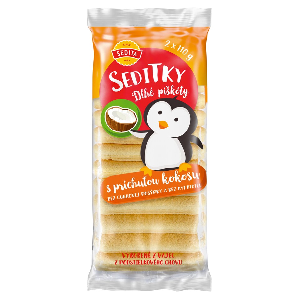 Sedita Seditky dlhé piškóty kokos 220 g