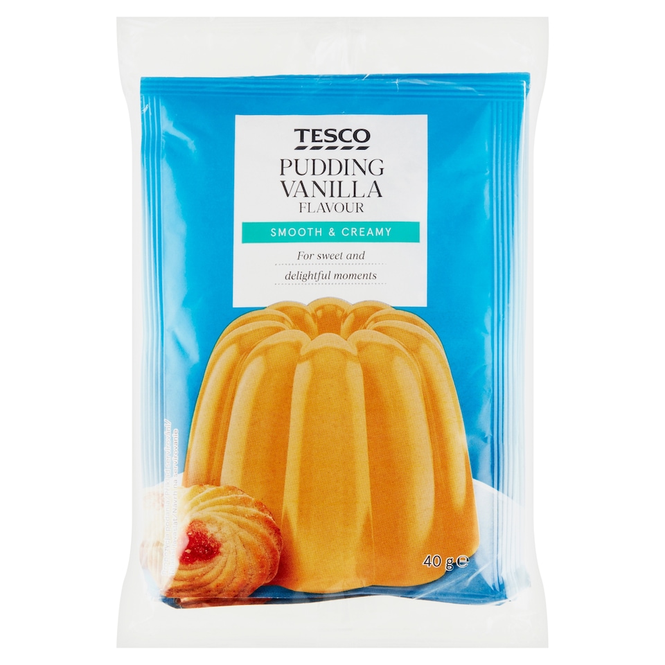 Tesco Puding v prášku s vanilkovou příchutí 3 x 40g