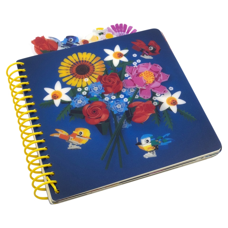 image 1 of Lego Icon Botanicals Tab Notebook 192 Dotted Pages 158 x 158 mm