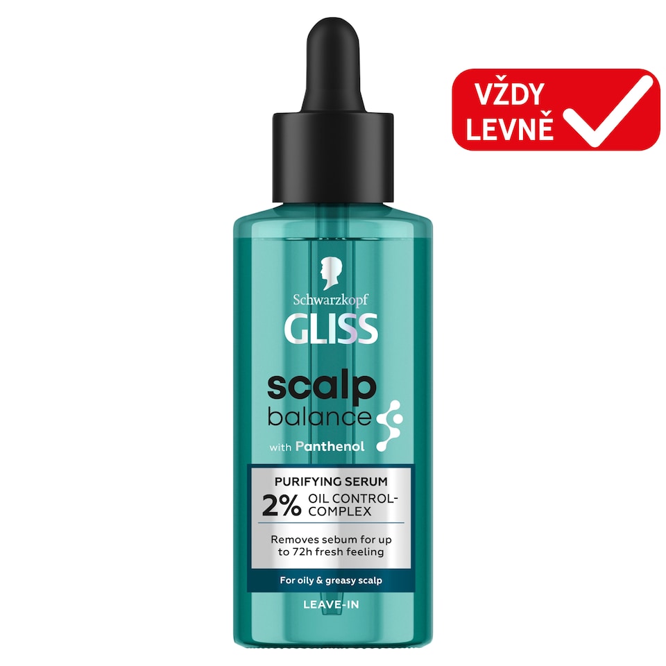 Schwarzkopf Gliss Scalp Balance čisticí sérum na pokožku hlavy 100ml