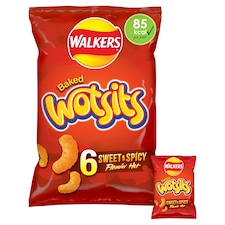 Walkers Wotsits Flamin' Hot Multipack Crisps 6x16g