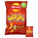 image 1 of Walkers Wotsits Flamin' Hot Multipack Crisps 6x16g