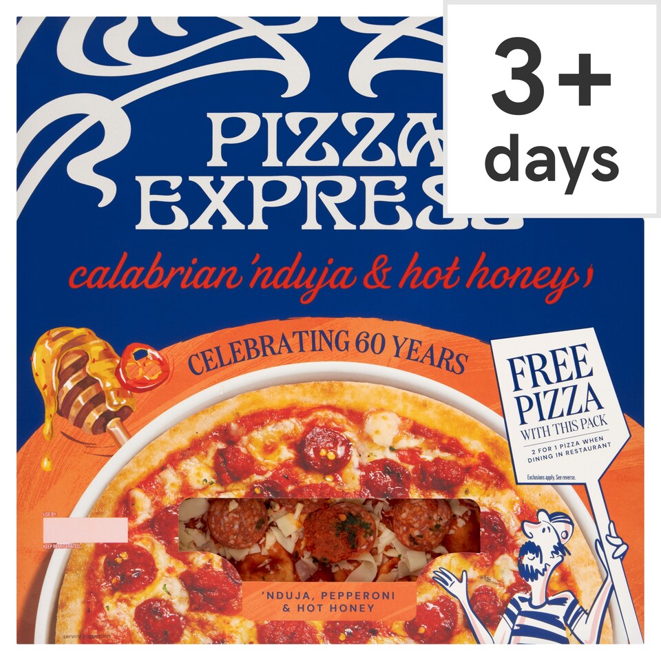 Pizza Express Calabrian 'Nduja & Hot Honey Pizza 385g