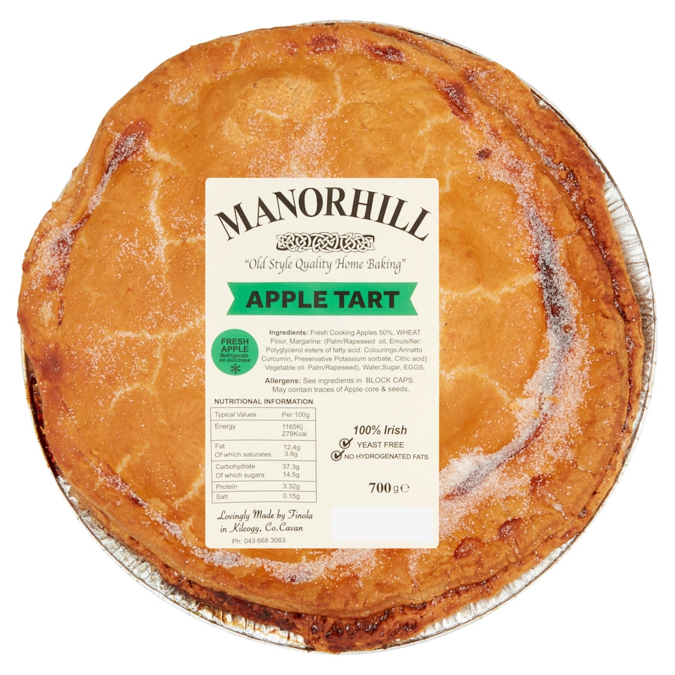 Manorhill Bakery Apple Tart 700G