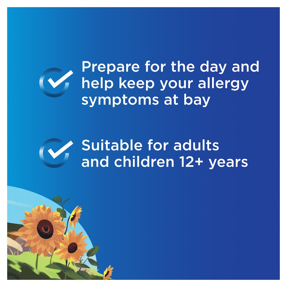 image 1 of Benadryl One a Day Allergy Tablets with Cetirizine 7s