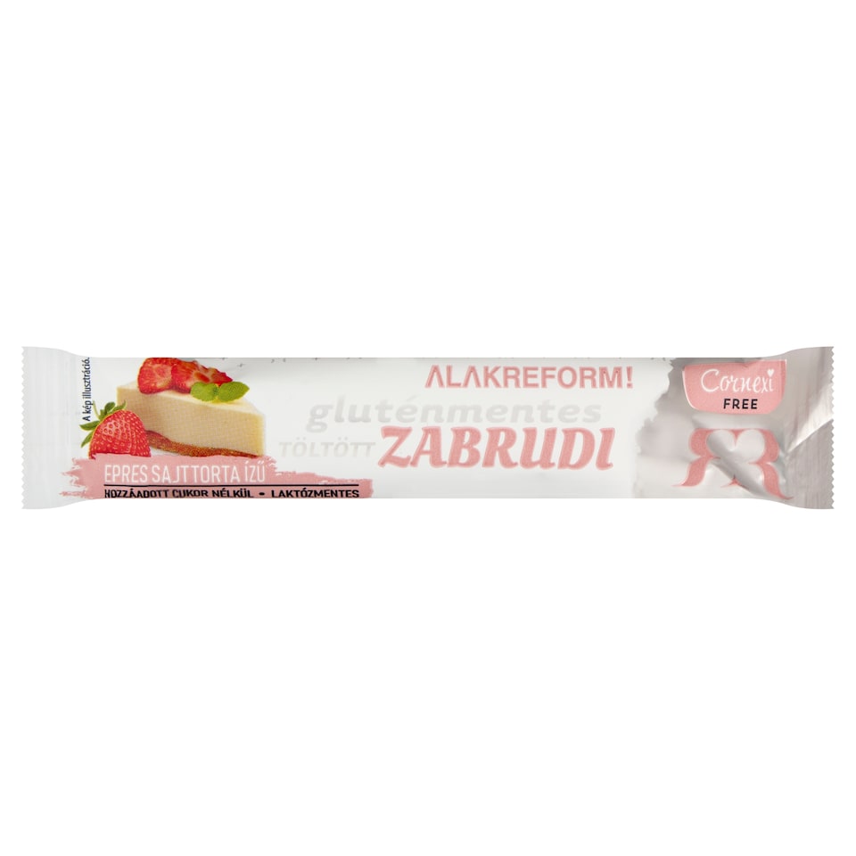 Cornexi epres sajttorta ízű töltött zabrudi édesítőszerrel, hozzáadott cukor nélkül 30 g