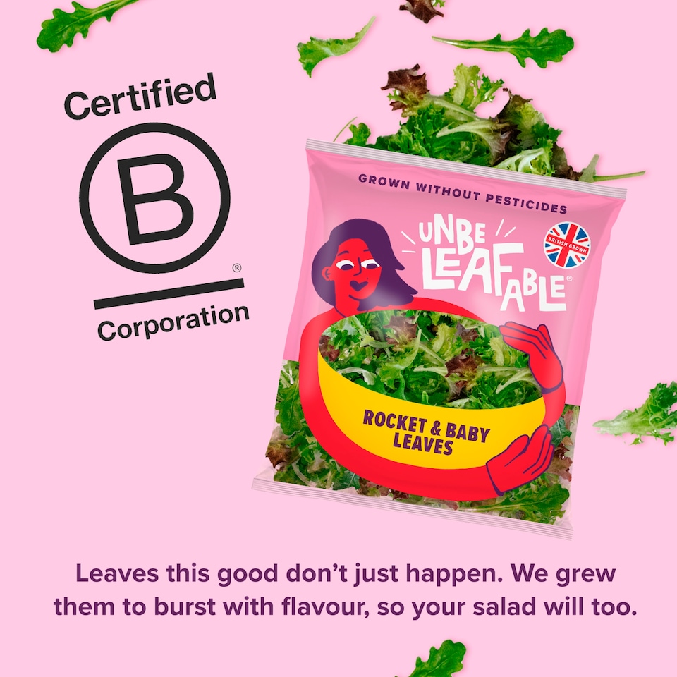 image 1 of Unbeleafable Rocket & Baby Leaves 80g