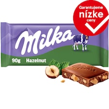 Milka čokoláda Oriešková mliečna s drvenými orechmi 90 g