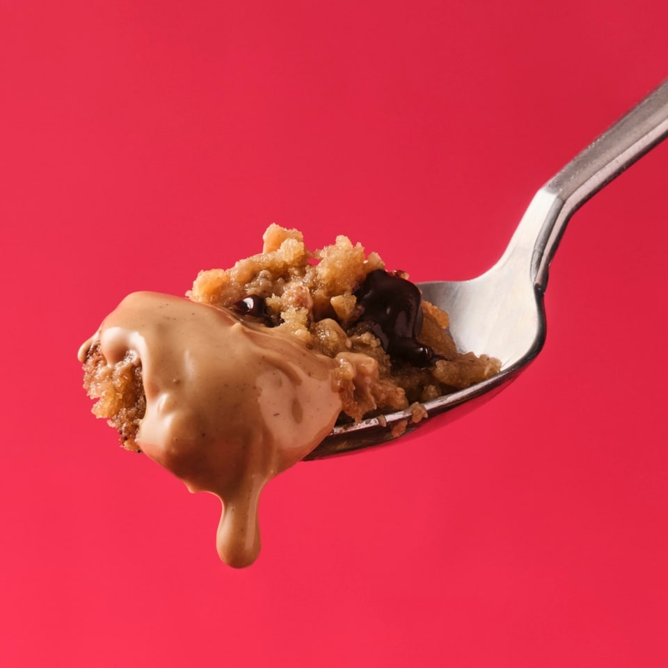 image 1 of Spooners Stuffed Nutty Molten Cookie Dough 2x80g