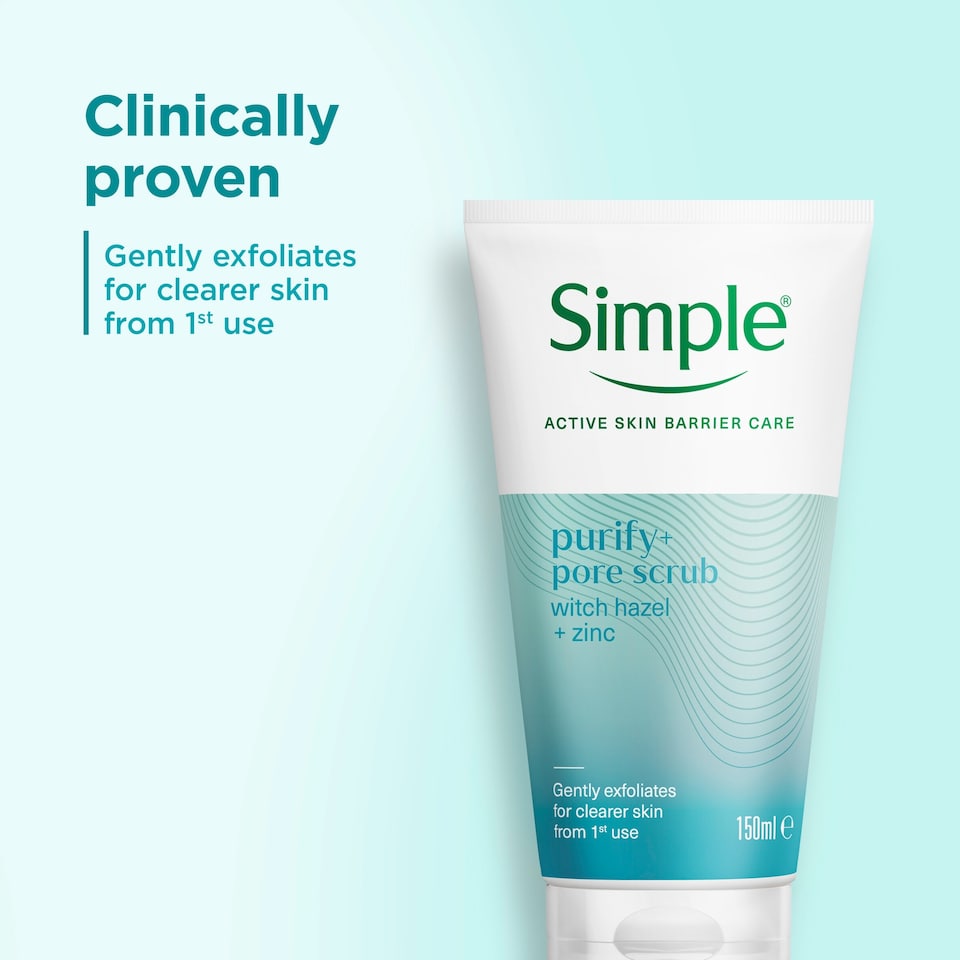 image 1 of Simple Daily Pore Polish Face Scrub 150Ml