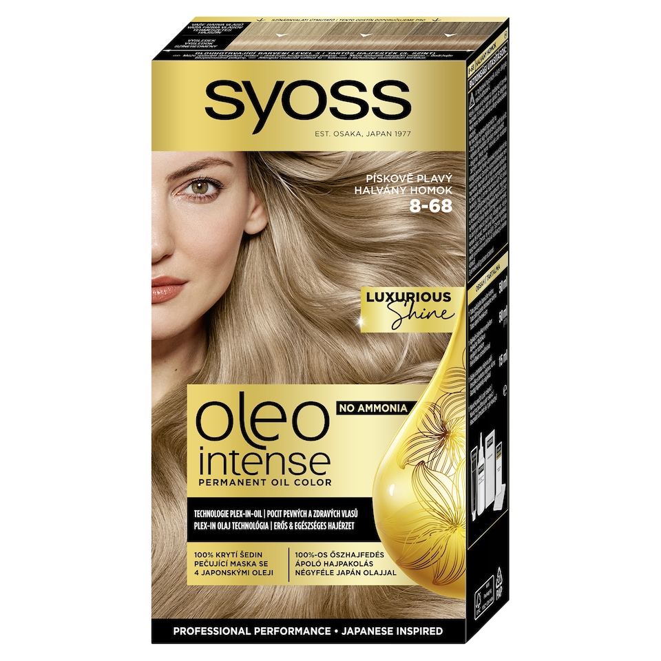 Obrázek 1 pro produkt Syoss Oleo Intense barva na vlasy Pískově plavý 8-68