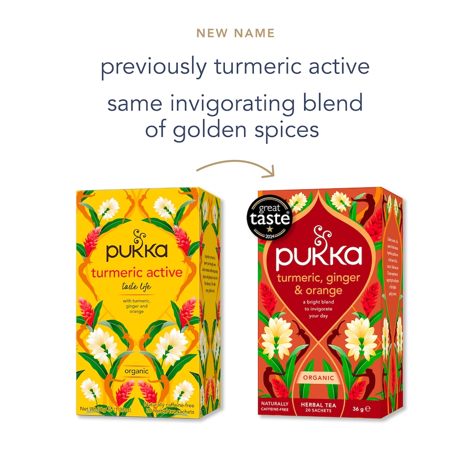 image 1 of Pukka Organic Turmeric Active 20 Tea Bags 36G