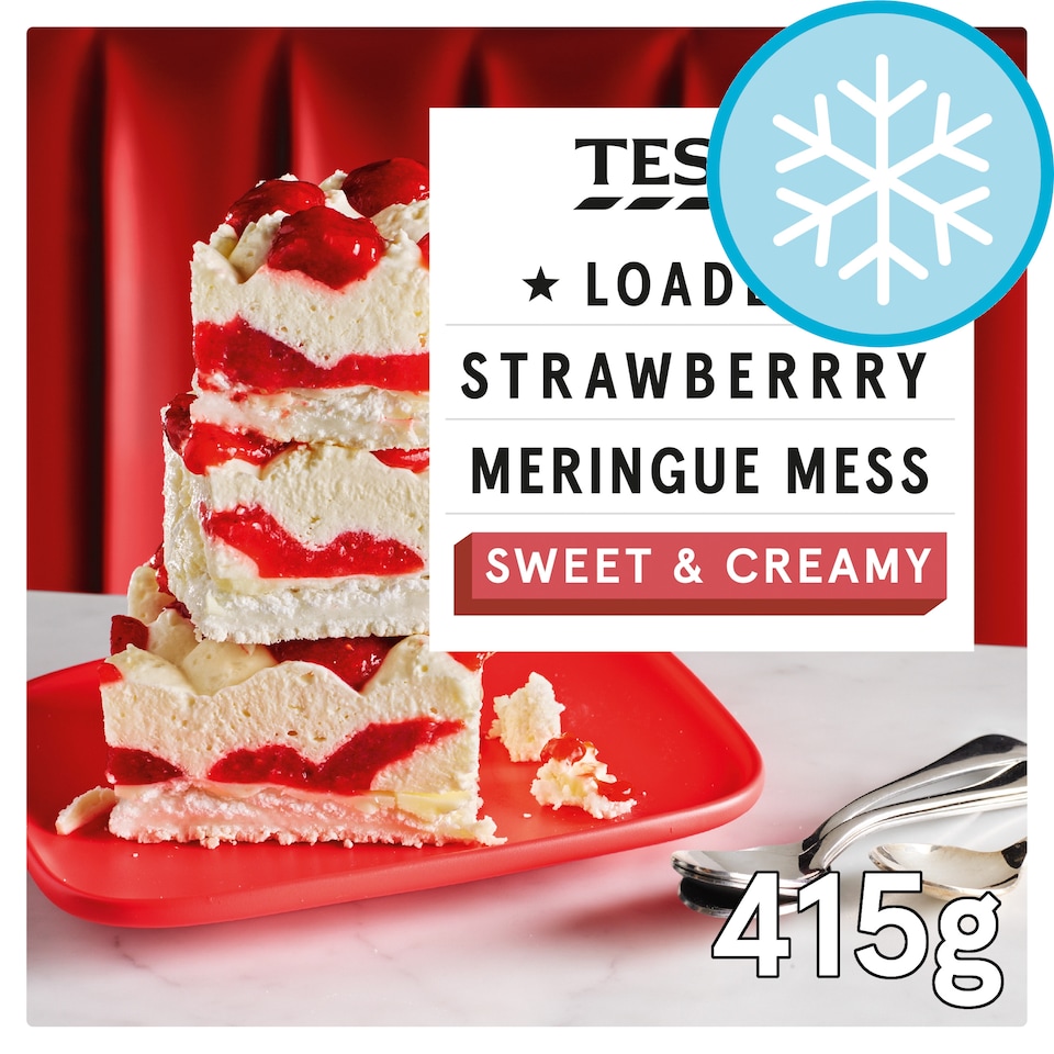 Tesco Strawberry Meringue Mess 415g