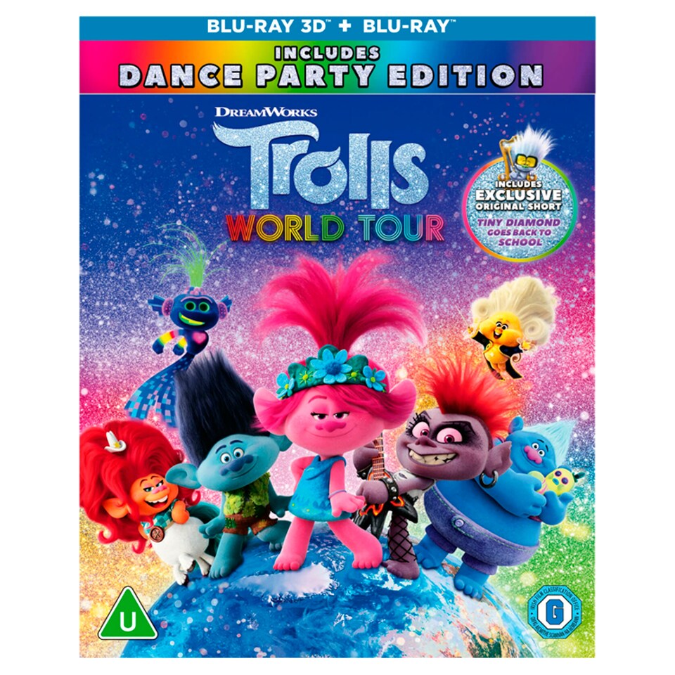 Trolls 2 World Tour Blu Ray