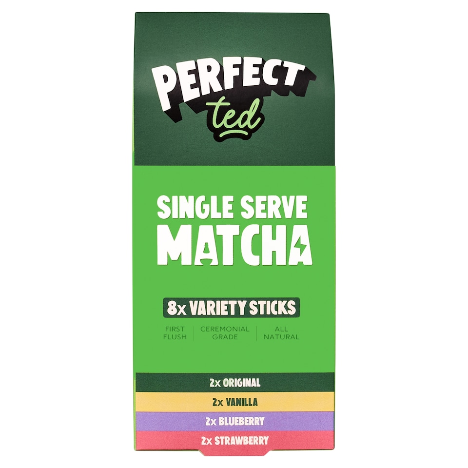 PerfectTed Matcha Sachets Variety Pack 8 Pack 33g