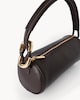 image 2 of SACHA Textured Shoulder Bag in Chocolate