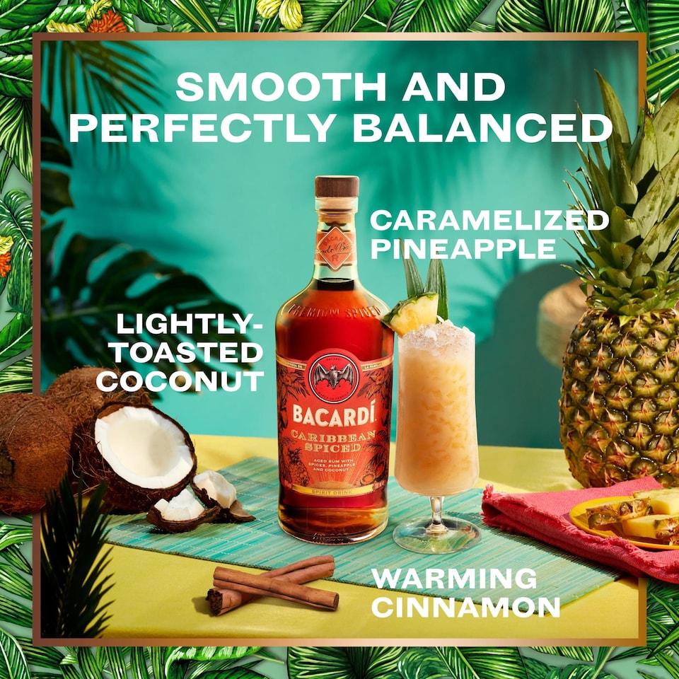image 1 of Bacardi Caribbean Spiced Rum 700Ml