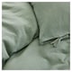 image 2 of F&F Home Bedding Muslin Sage Duvet Set King