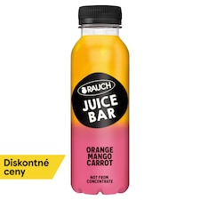 Rauch Juice Bar 100% pomarančovo-mangovo-mrkvová šťava 330 ml