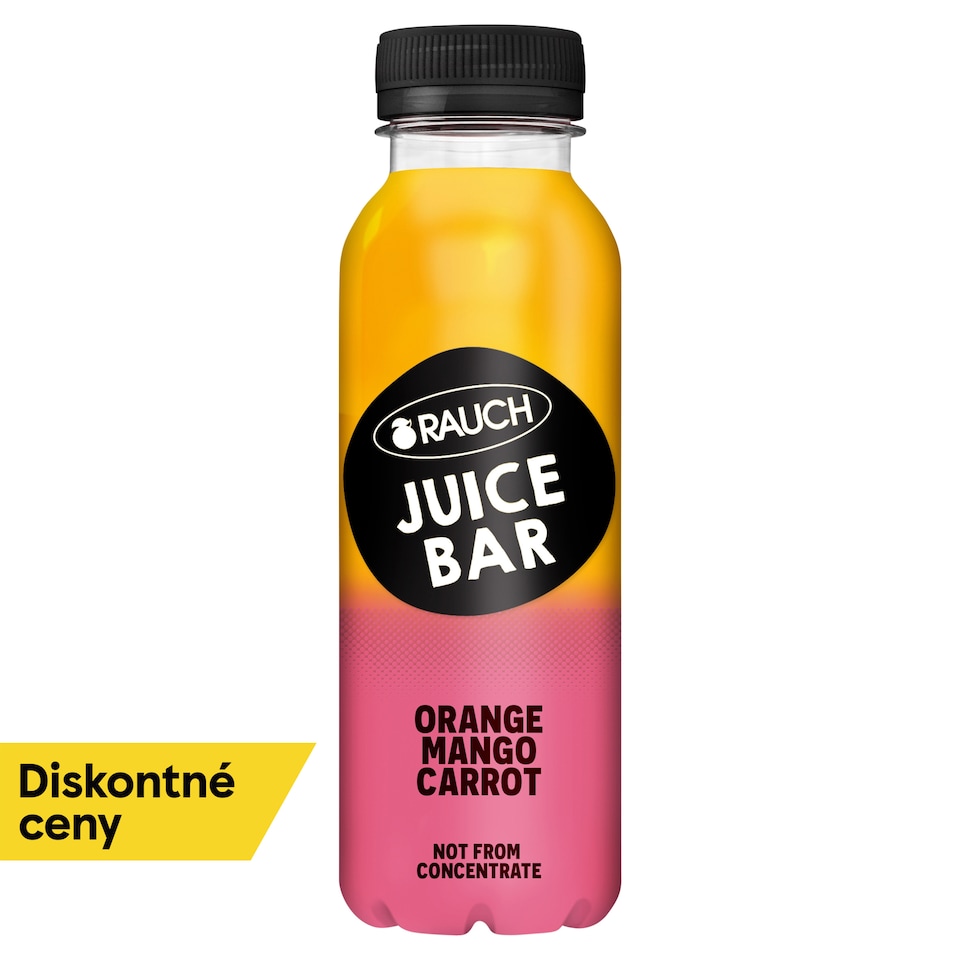 Rauch Juice Bar 100% pomarančovo-mangovo-mrkvová šťava 330 ml