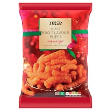 Tesco Giant BBQ Flavour Puffs 125G