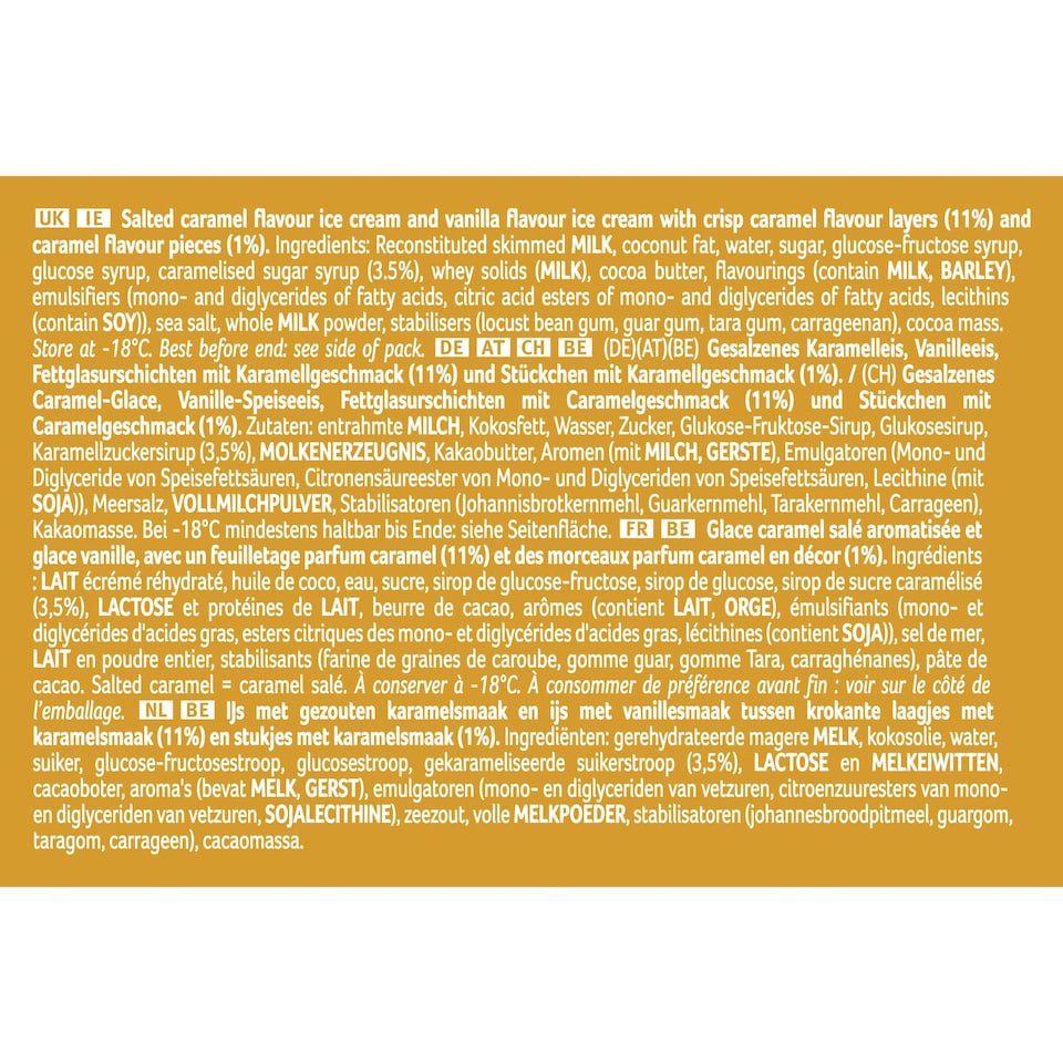 image 1 of Viennetta Ice Cream Salted Caramel 650 ml