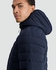 image 3 of F&F Hooded Shower Resistant Puffer Jacket in Navy
