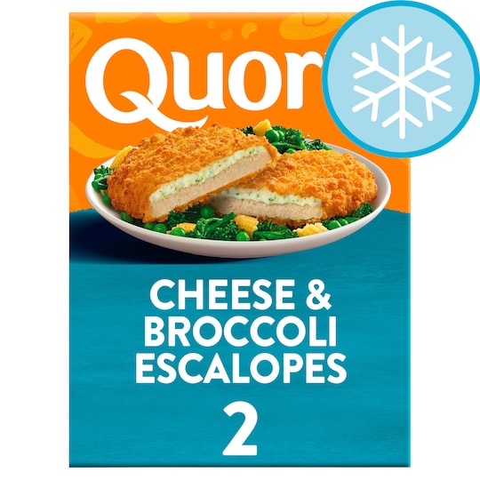 Quorn 2 Cheese & Broccoli Escalopes 240G Tesco Groceries